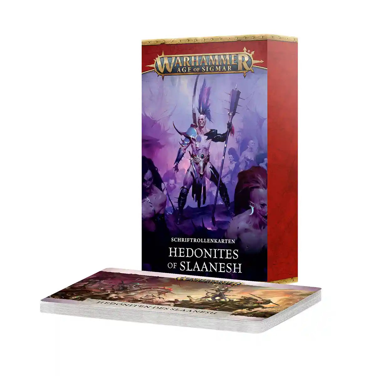 Vorbestellung zum 04.07.2026 SCHRIFTROLLENKARTEN: HEDONITES/SLAANESH