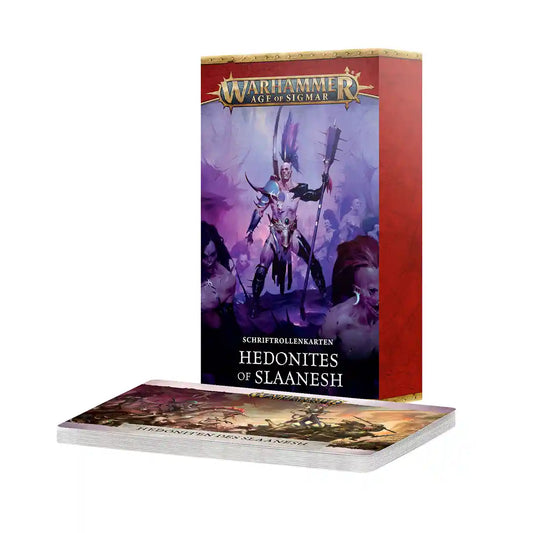 Vorbestellung zum 04.07.2026  SCHRIFTROLLENKARTEN: HEDONITES/SLAANESH