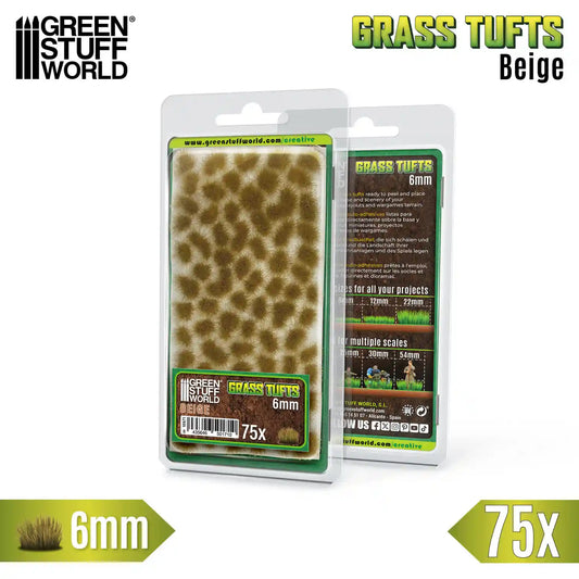Grasbüschel - Tuft 6 mm - Beige