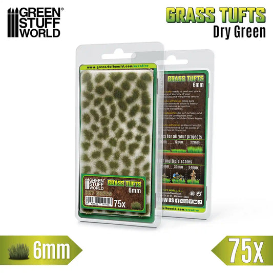 Grasbüschel - Tuft 6 mm - Getrocknet Grün